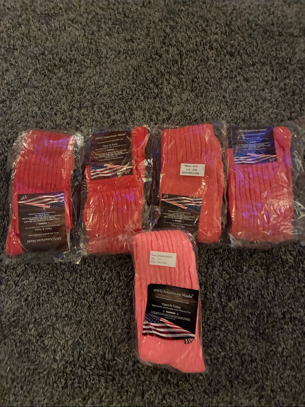 Women’s Ribbed Crew Socks - Pink